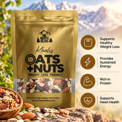 Khalis Oats and Nuts benefits with mixed nuts seeds and dried fruits