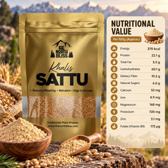 The North Bliss Khalis Sattu 500g nutritional value and nutrition information