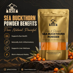 Sea Buckthorn Powder benefits by The North Bliss