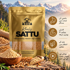 The North Bliss Khalis Sattu benefits in Urdu - pure roasted chickpea flour