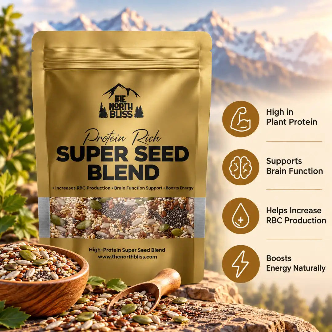Protein Rich Super Seed Blend benefits with mixed seeds