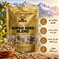 The North Bliss Super Seed Blend benefits in Urdu with mixed seeds